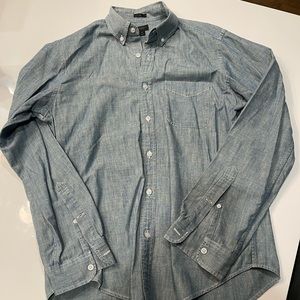 J. Crew Japanese Indigo Chambray Shirt